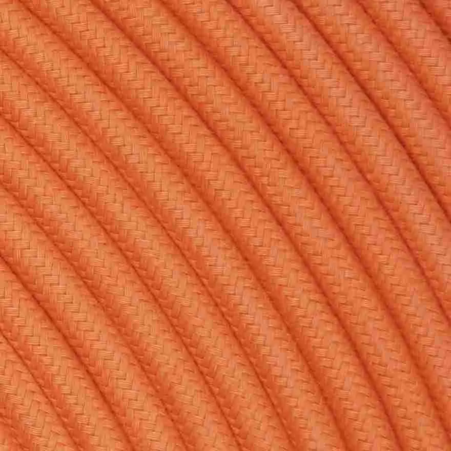 DAYLIGHT TO439/3 | CABLE TONDO MANDARINO IN COTONE 3X0,75