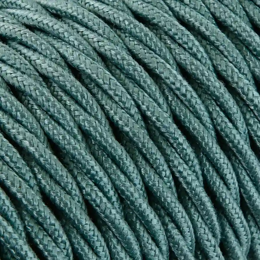 DAYLIGHT TR420/3 | CABLE TRECCIATO SALVIA IN COTONE 3X0,75