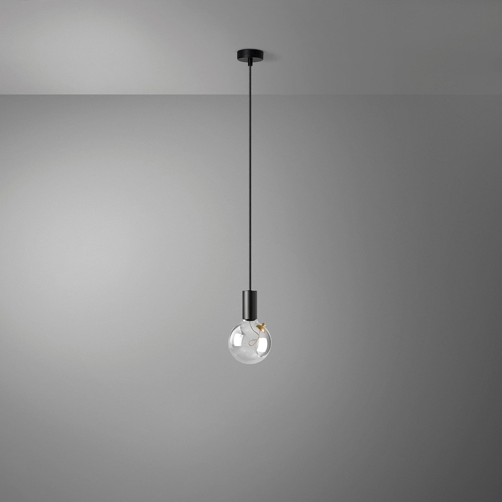 DAYLIGHT 810215.00A | ELBA PENDEL CRI BLACK E27 SATELLITE RIF BLACK-ORO 2700K