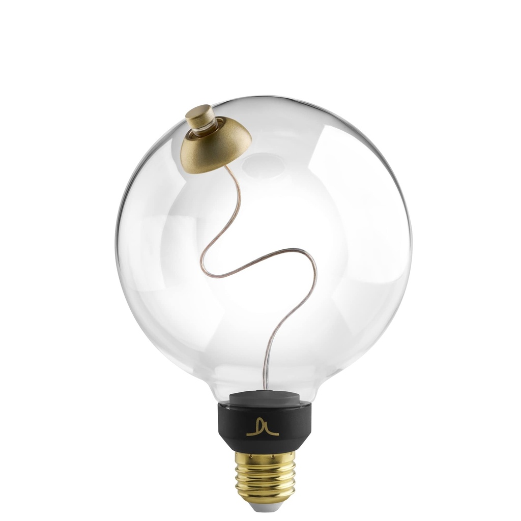 DAYLIGHT 700743.00A | LED SATELLITE 4W E27 3000K 120° CRI95 470LM DIM CLEAR BLACK-GOLD
