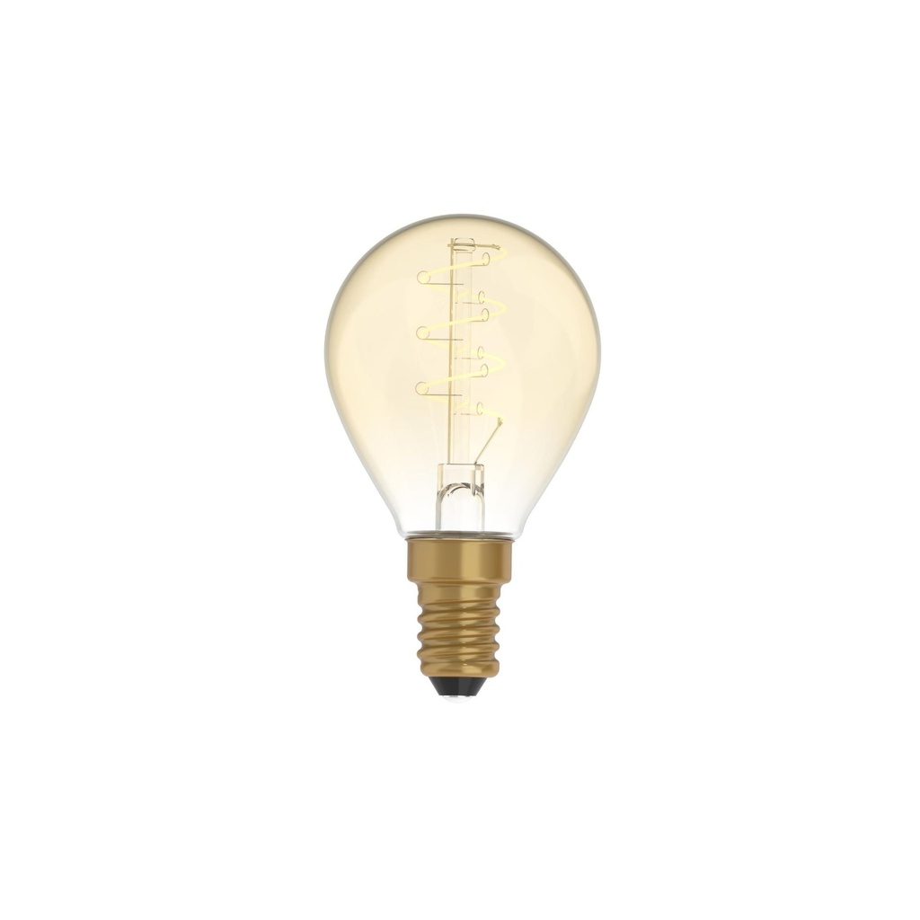 DAYLIGHT 700440.00A | LED CARBON VINT FIL SMALL SPIRAL G45 220/230V 2,5W 136LM E14 GOLD 1800K DIM C02
