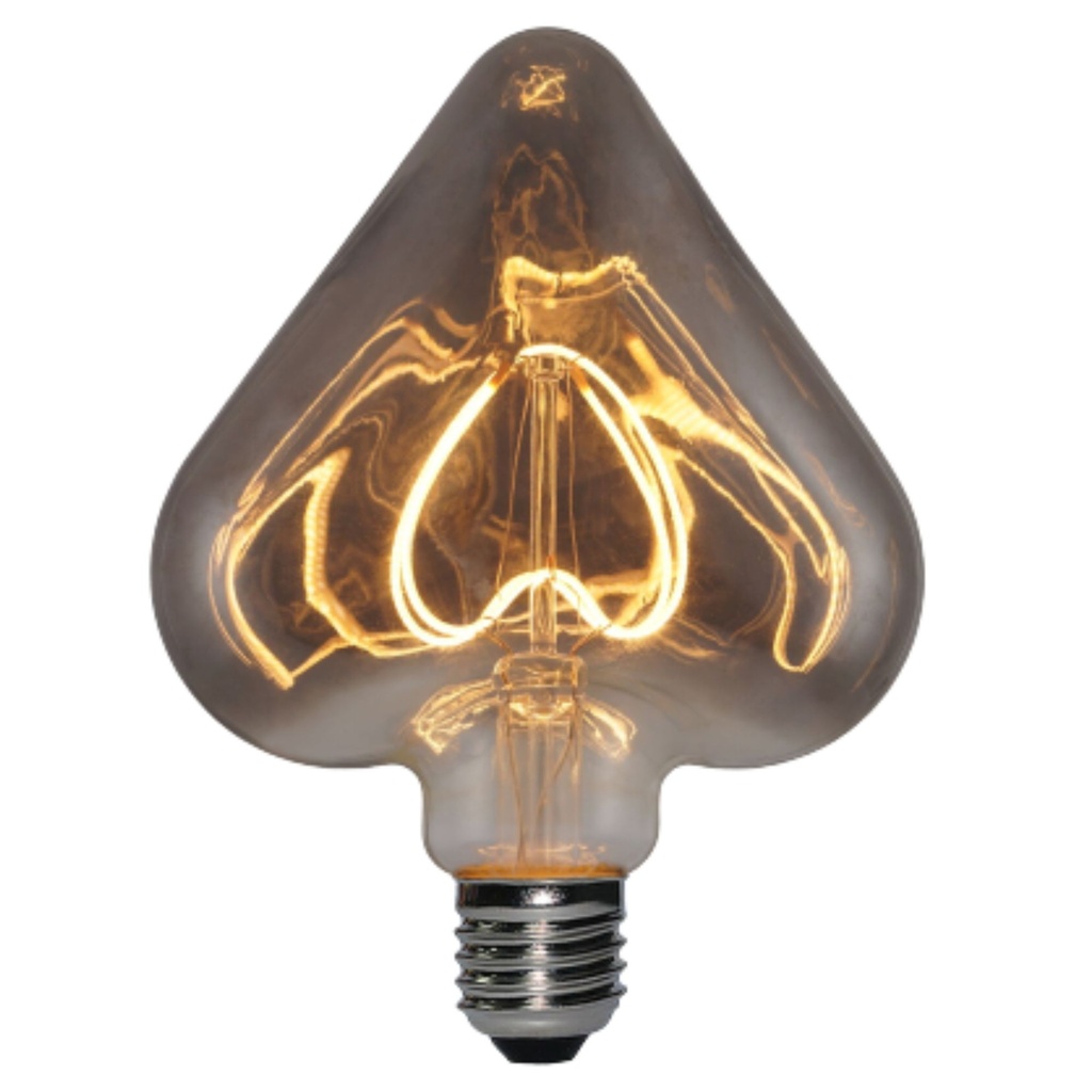 DAYLIGHT 700184.0DA | LED DL VINT FIL HEART 220/240V 5W SMOKY GREY 2000K HART FILAMENT DIM
