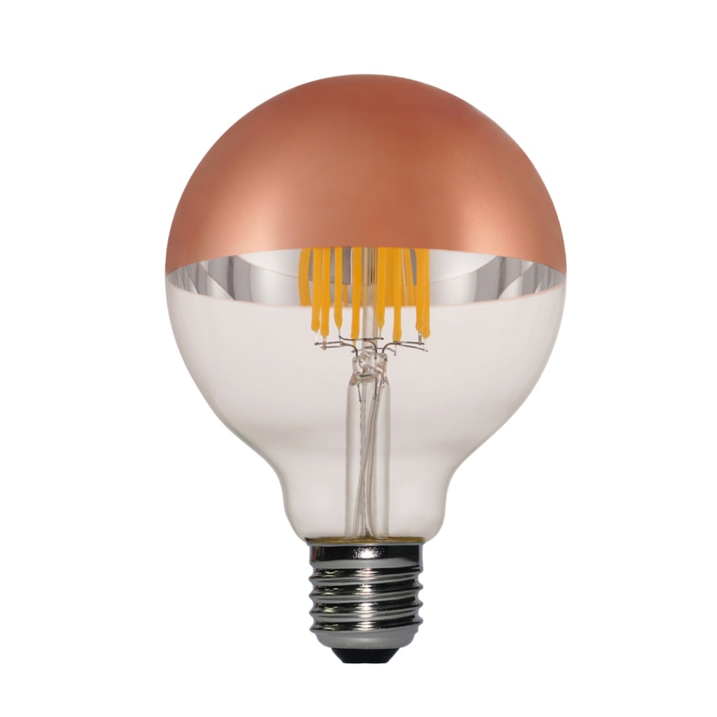 DAYLIGHT 700177.0DA | LED DL FIL GLOBO 95 CUP RAME 220/240V 7,5W E27 2700K CLEAR DIM