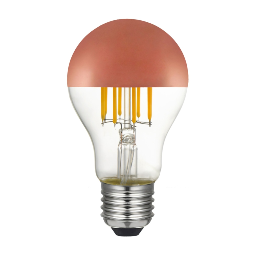DAYLIGHT 700182.0DA | LED DL FIL A60 CUP RAME 7W E27 2700K HALF COPPER DIM