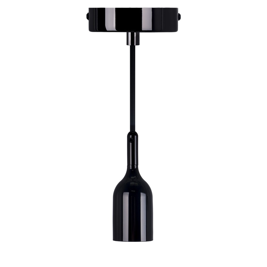 DAYLIGHT 800005.00A | PENDEL LUXURY BELL KIT BLACK PEARL E27 1,5M CABLE BLACK