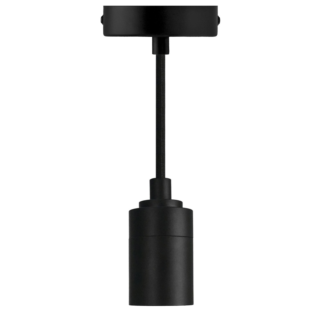 DAYLIGHT 800014.00A | PENDEL LUXURY ELEGANCE KIT MATT BLACK E27 1,5M CABLE BLACK COTTON