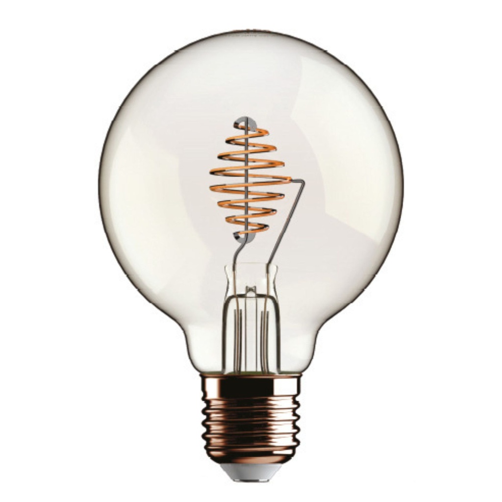 DAYLIGHT 700731.00A | LED FIL SPIRAL BEAUTY GLOBO 125 220/240V 4,5W E27 2700K CLEAR DIM