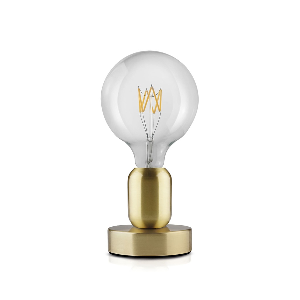 DAYLIGHT 810187.00A | MAGOO BATTERIA OTTONE SPAZZOLATO E27 5VDC G125 CLEAR