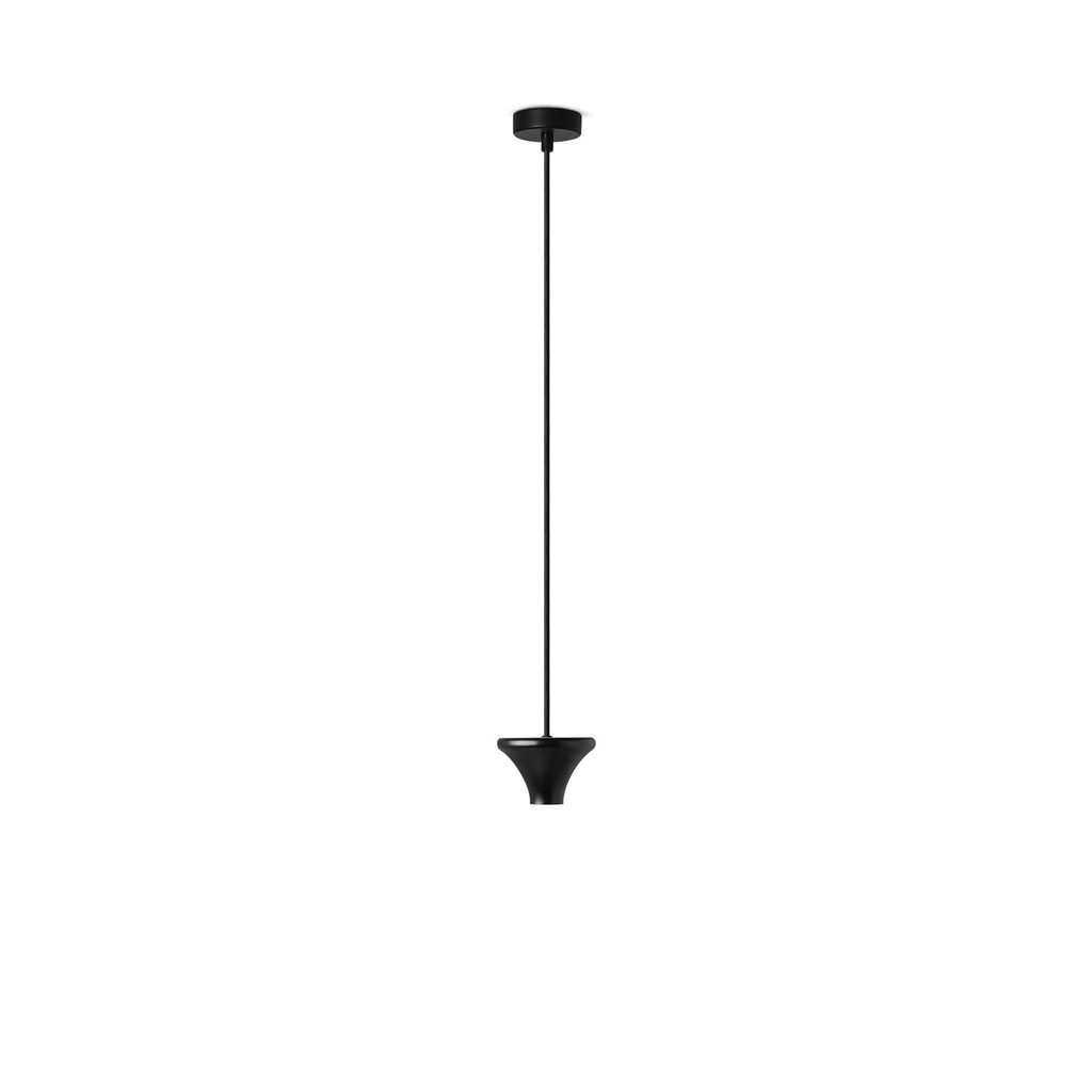DAYLIGHT 800033.00A | ELBA PENDEL BEL BLACK E27 ROSONE BLACK CABLE BLACK 1,5M