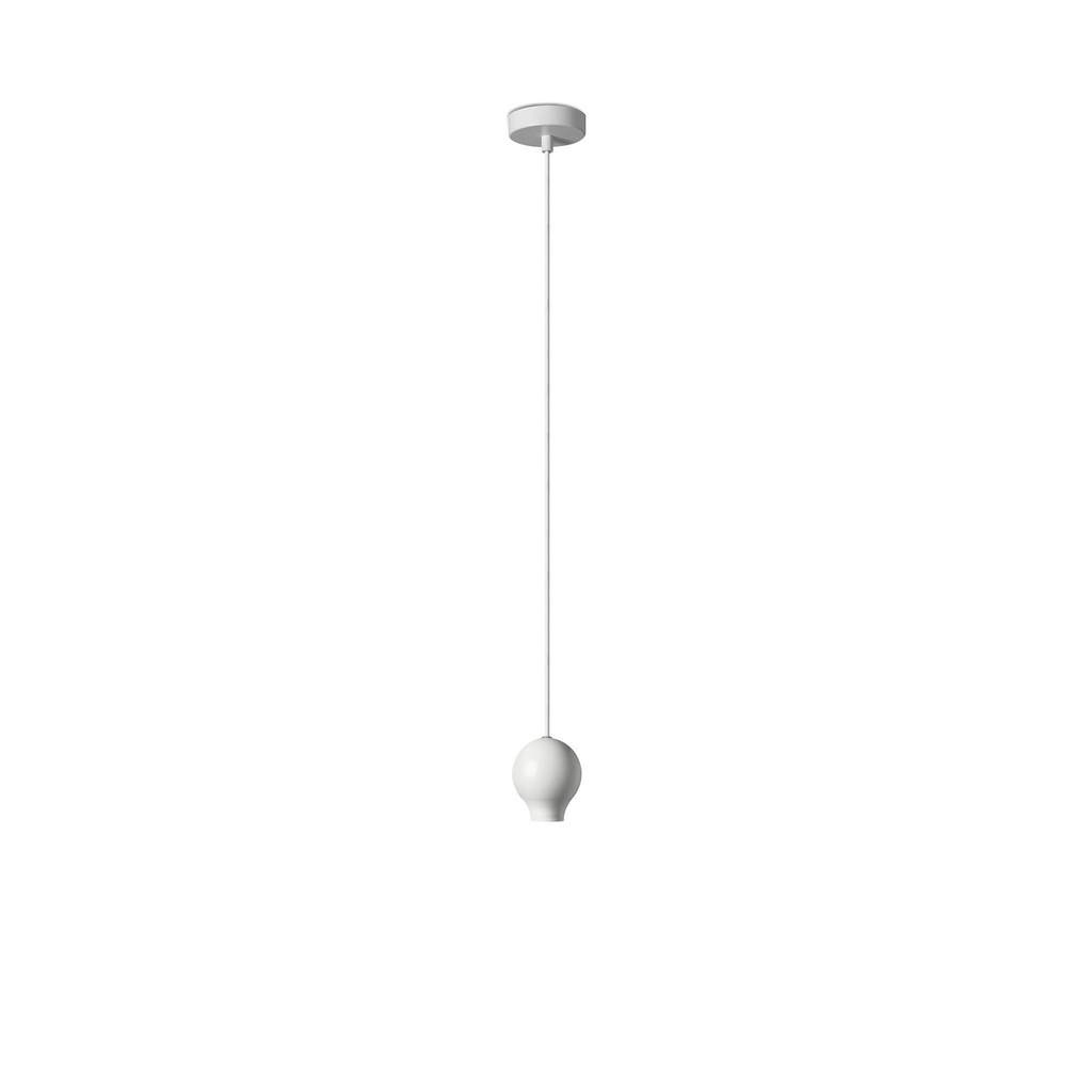DAYLIGHT 800021.00A | ELBA PENDEL BALL WHITE E27 ROSONE WHITE CABLE WHITE 1,5M