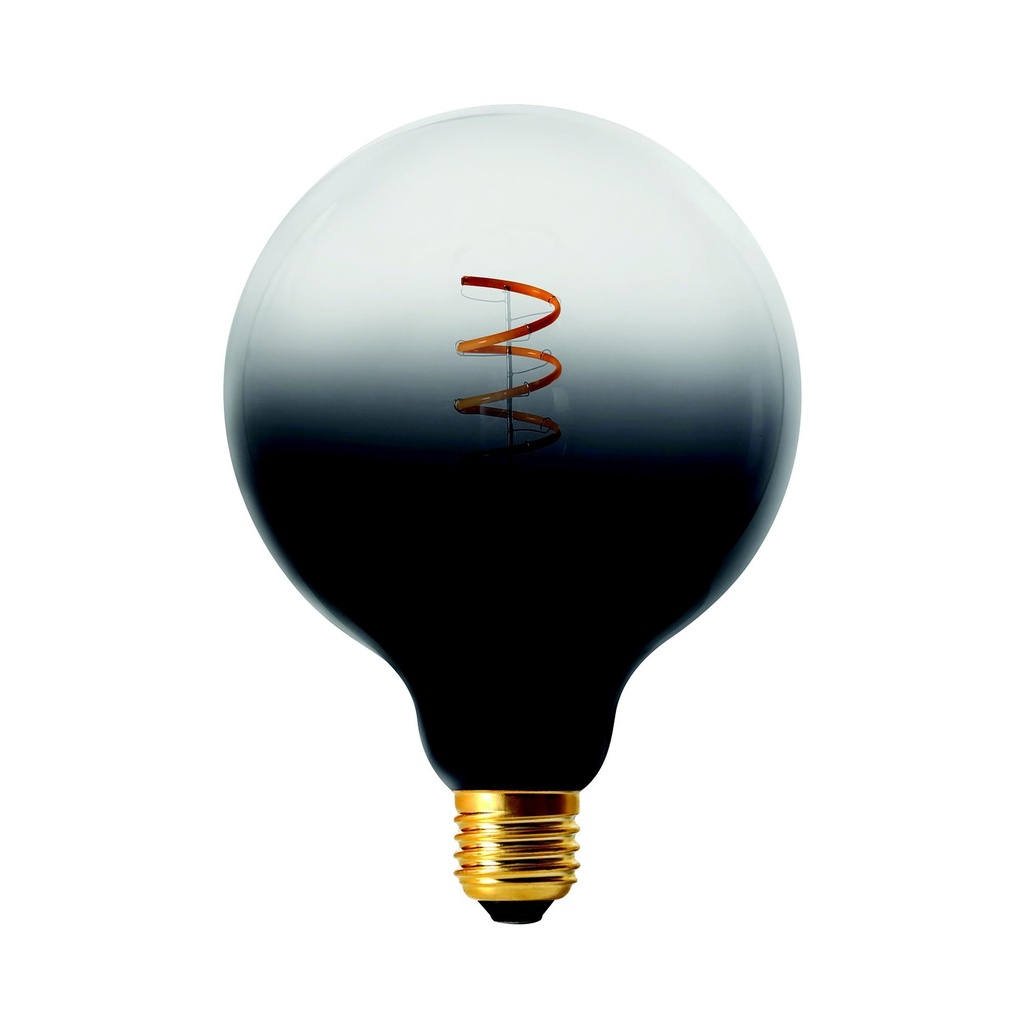DAYLIGHT 700267.00A | LED FIL CORIANDOLI G125 BLACK-TRANSPARENT 220/240V 4W E27 SPIRAL 125X172 DIM