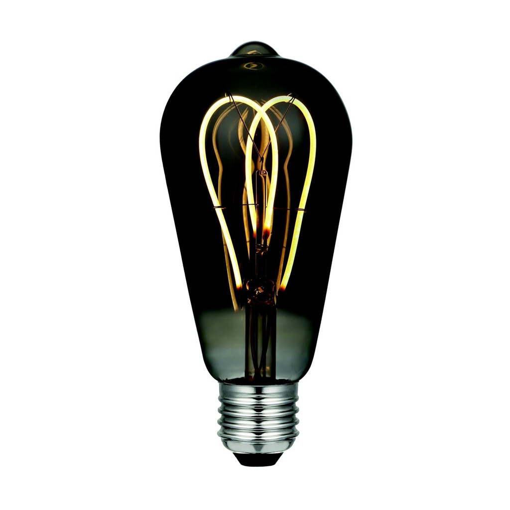 DAYLIGHT 700181.0DA | LED DL VINT FIL ST64 220/240V 5W E27 SMOKY GREY 1800K TWIN LOOP DIM BASIC