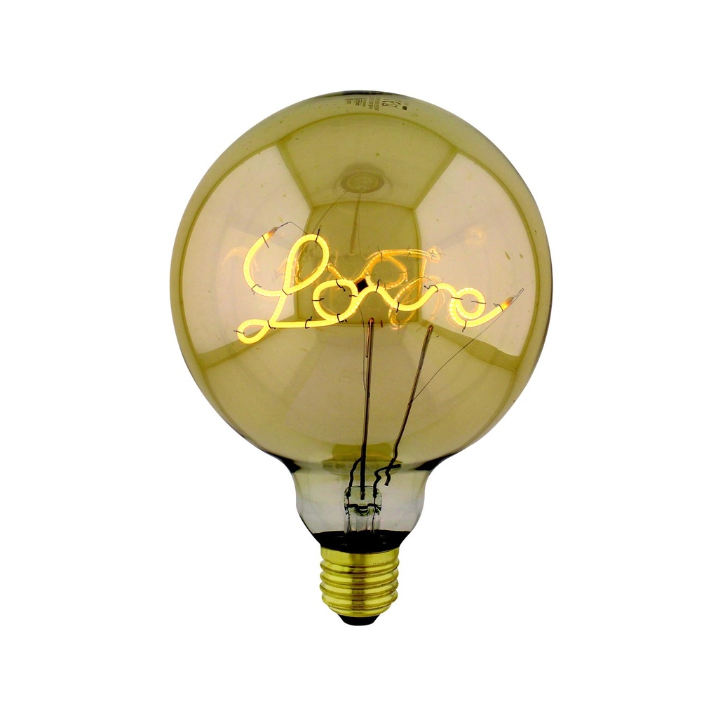 DAYLIGHT 700232.KDA | LED DL VINT FIL G125 LOVE DOWN 220/1240V 5W GOLD 2000K DIM