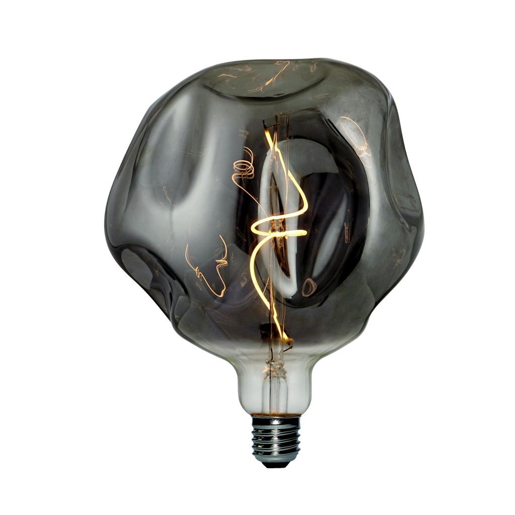 DAYLIGHT 700234.00L | LED DL VINT FIL G180 BUMPED 220/240V 5W SMOKY GREY 2000K SPIRAL DIM