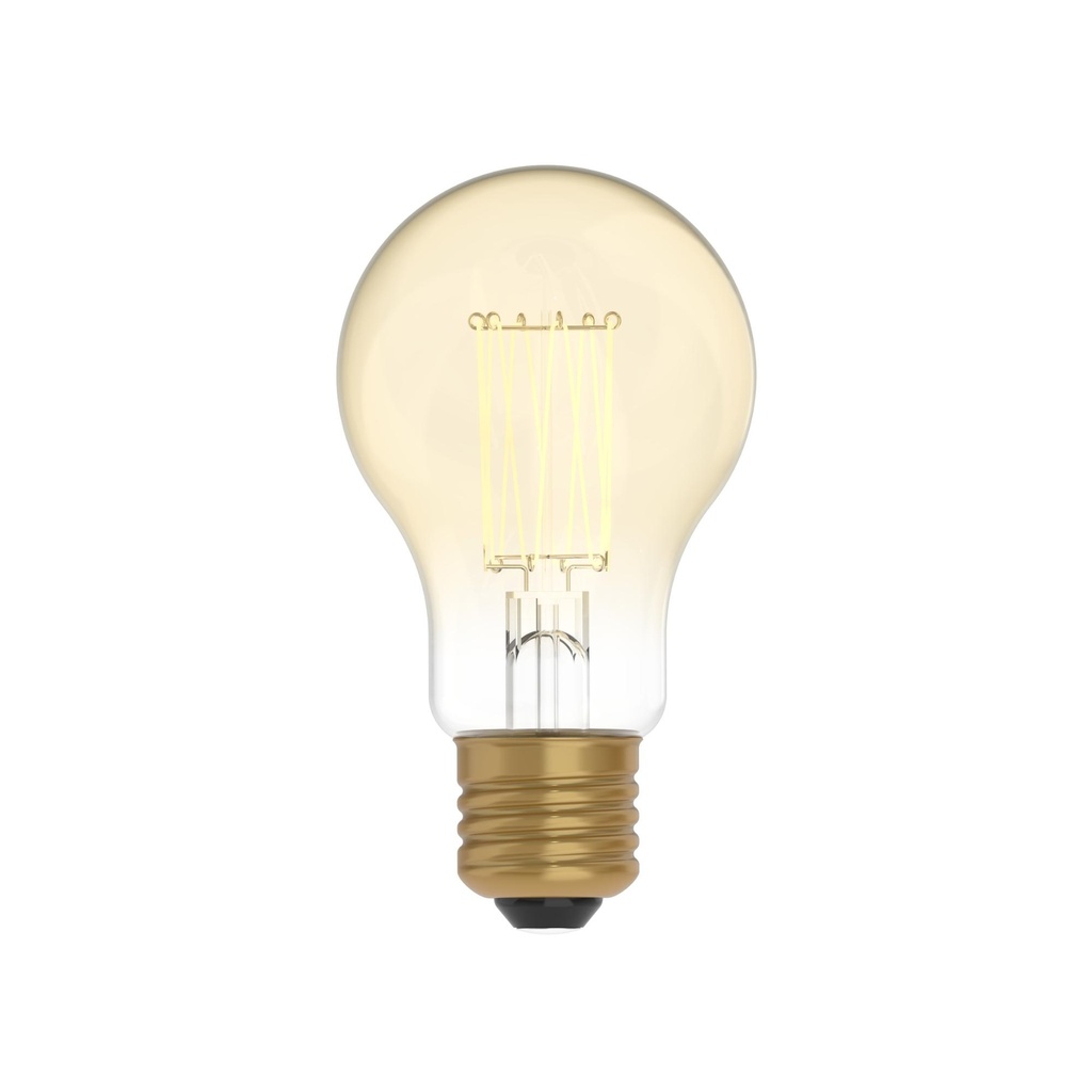 DAYLIGHT 700430.00A | LED CARBON VINT FIL CROSS SPIRAL A60 220/230V 7W 640LM E27 GOLD 2700K DIM C53