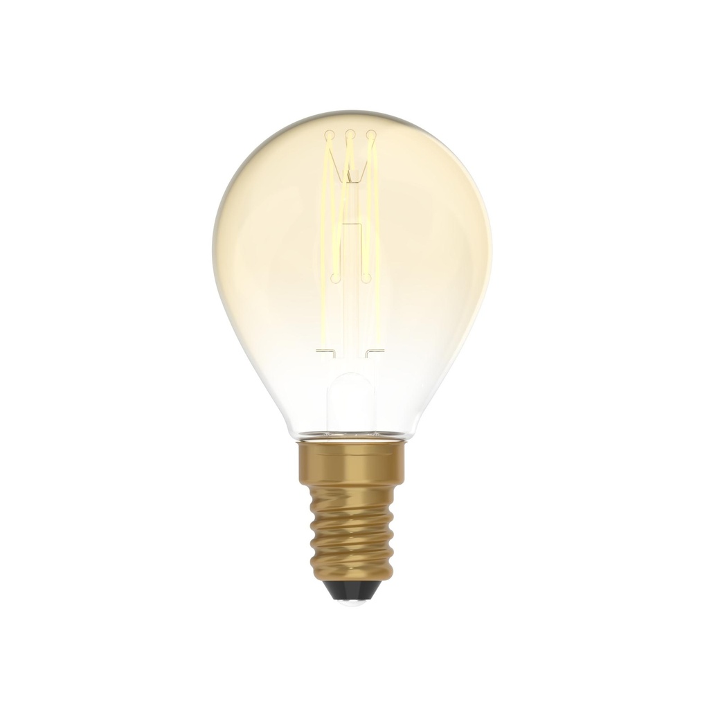 DAYLIGHT 700429.00A | LED CARBON VINT FIL CROSS SPIRAL G45 220/230V 3,5W 300LM E14 GOLD 2700K DIM C52