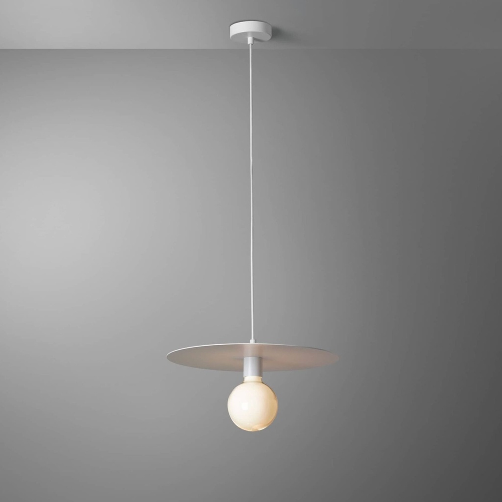 DAYLIGHT 810061.00A | PENDEL DISCO WHITE 40CM ELEG. G125 MILK