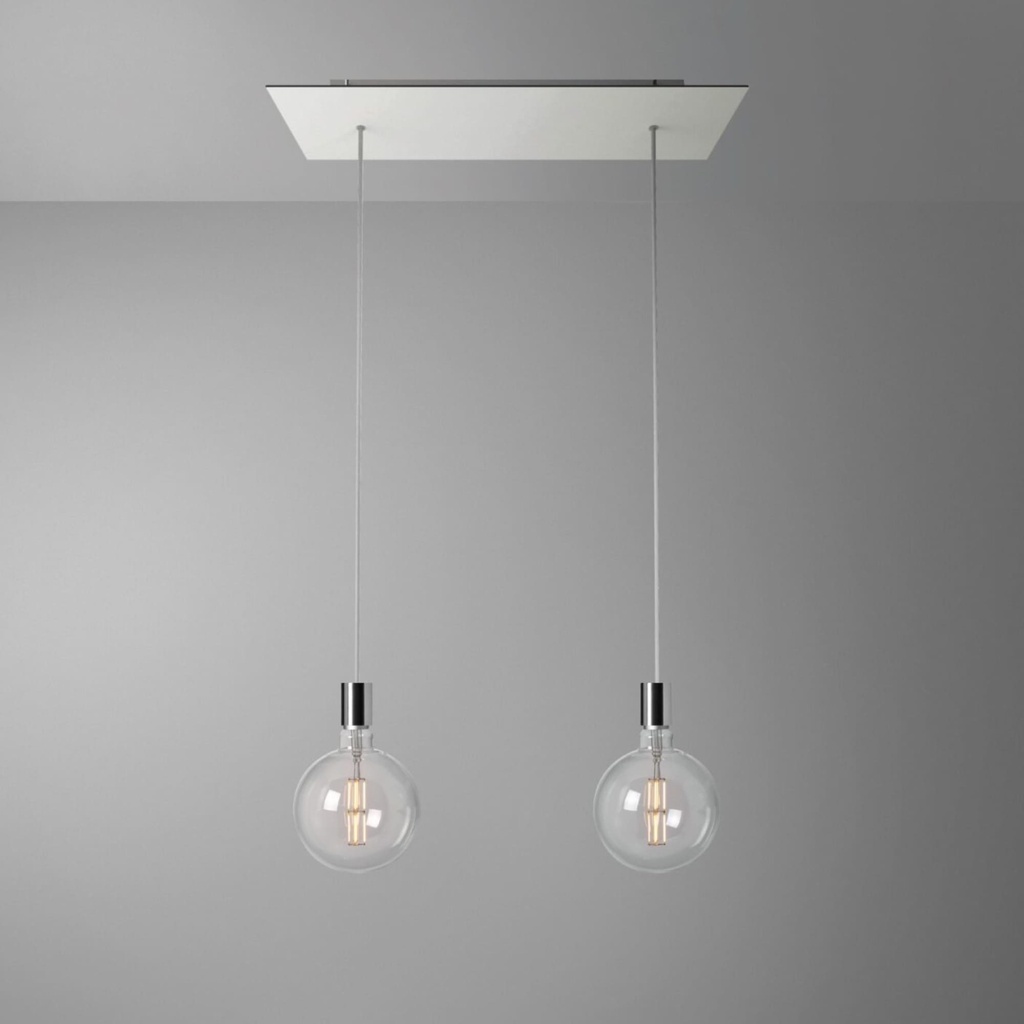 DAYLIGHT 810068.00A | KIT ROSONE WHITE 2 CADUTE LUCE TRASPARENTE