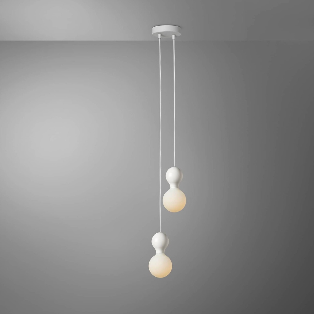 DAYLIGHT 810120.00A | MILANO PENDEL 2 CADUTE WHITE BAL WHITE G95 POR