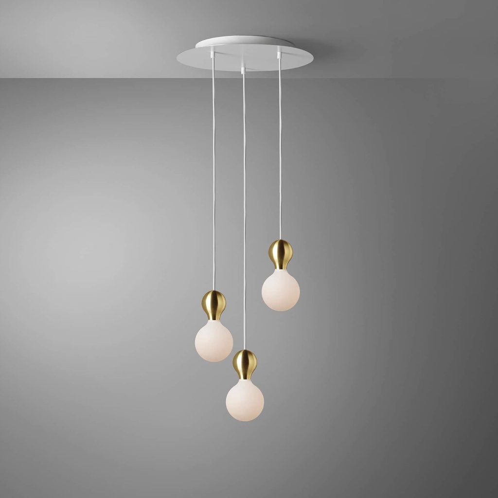 DAYLIGHT 810137.00A | ROMA PENDEL 3 CADUTE WHITE BAL OTT G125 POR