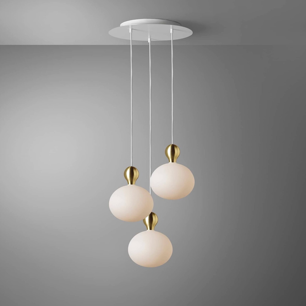DAYLIGHT 810136.00A | ROMA PENDEL 3 CADUTE WHITE BAL OTT DELO R220X227 POR