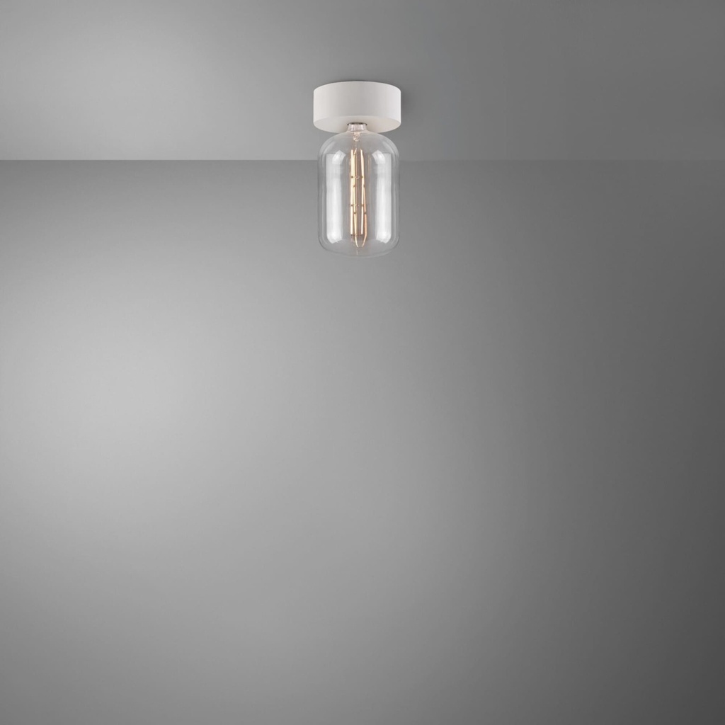 DAYLIGHT 810174.00A | KIT ROSONE GIOCONDA WHITE E27 170XH80MM CARAMELLA CLEAR