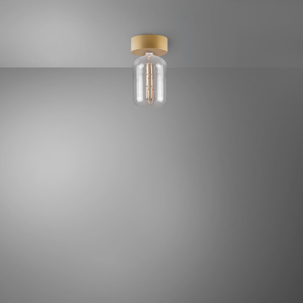 DAYLIGHT 810167.00A | KIT ROSONE GIOCONDA ORO E27 170XH80MM CARAMELLA CLEAR