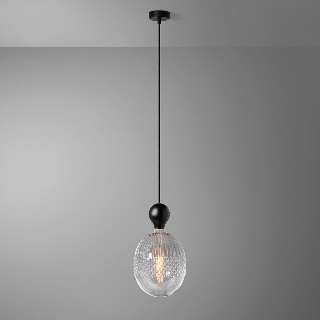 DAYLIGHT 810079.00A | ELBA PENDEL BALL BLACK BELLALUCE 210X325 CLEAR