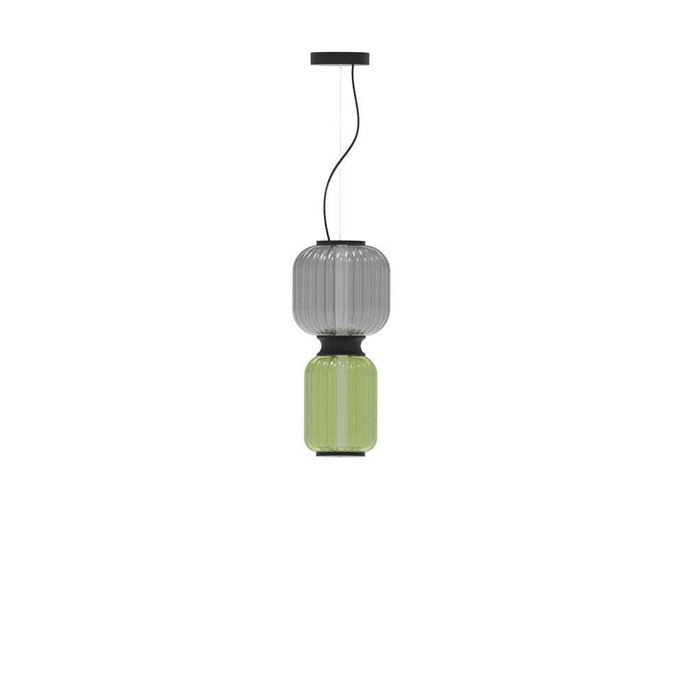 ROBIN 12366 | GREENBERRY PENDANT - GREEN & GREY - 2700°K