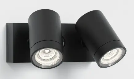 ASTRO LIGHTING 1401026 | BAYVILLE TWIN SPOT SENSOR - TEXTURED BLACK