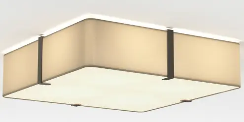 ASTRO LIGHTING 5042023 | ELBA SQUARE 500 - PUTTY FABRIC 