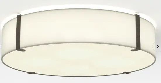 ASTRO LIGHTING 5042018 | ELBA ROUND 600 - WHITE FABRIC 