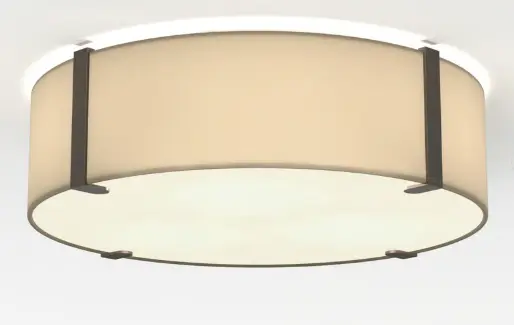 ASTRO LIGHTING 5042021 | ELBA ROUND 450 - PUTTY FABRIC 