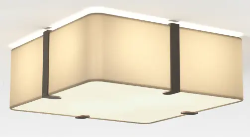 ASTRO LIGHTING 5042025 | ELBA SQUARE 350 - PUTTY FABRIC 