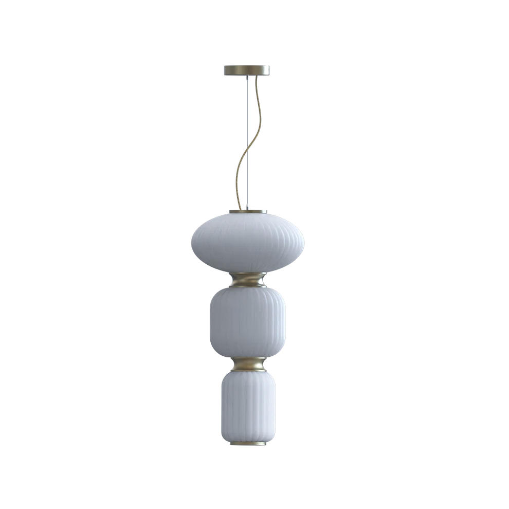 ROBIN 12434 | WHITEBERRIES PENDANT TRIO - GOLD - 2700°K