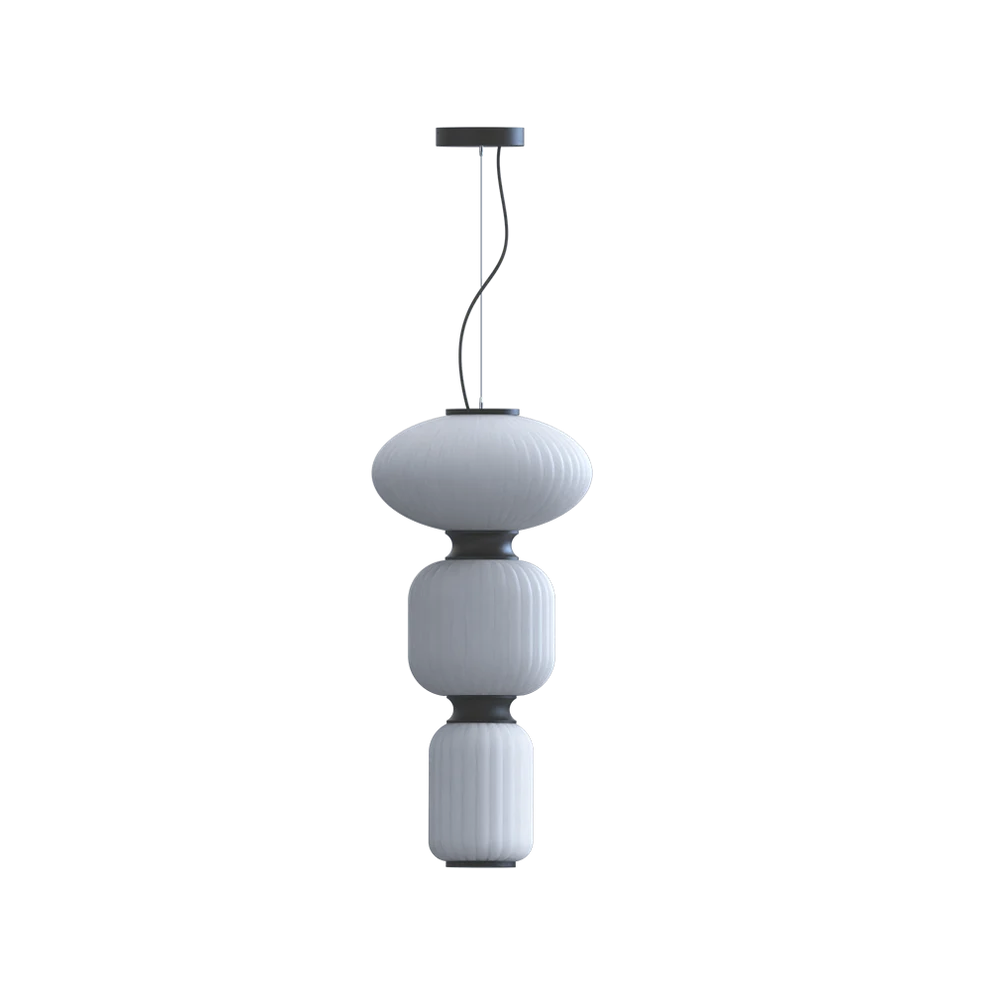 ROBIN 12427 | WHITEBERRIES PENDANT TRIO - BLACK - 2700°K