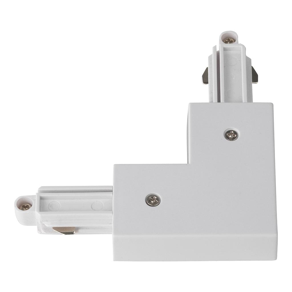 ASTRO LIGHTING TRACK 90° CORNER CONNECTOR LEFT FINISH: MATT WHITE - 6020006