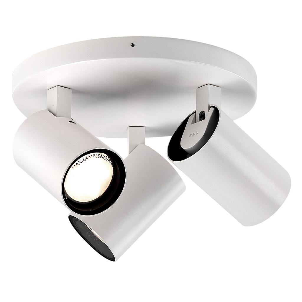 ASTRO LIGHTING AQUA TRIPLE ROUND FINISH: MATT WHITE - 1393002