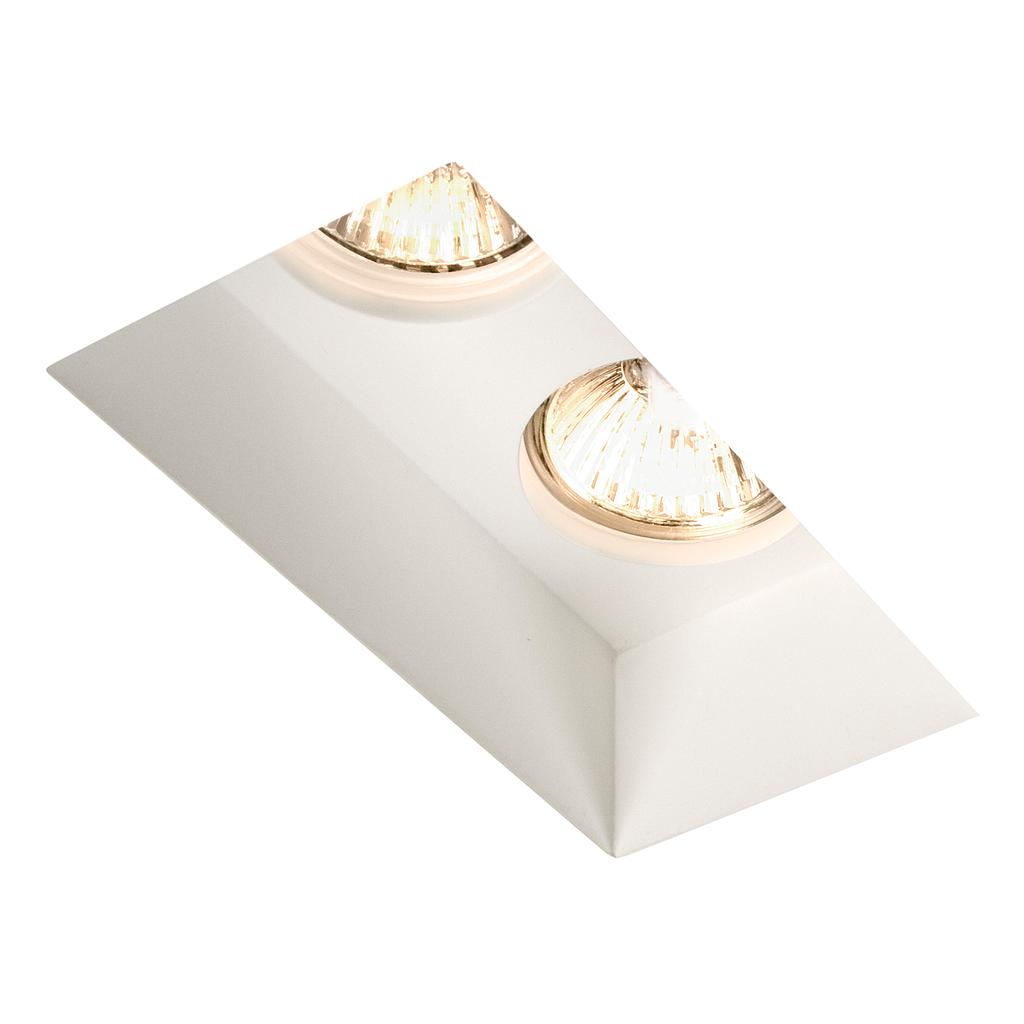 ASTRO LIGHTING BLANCO TWIN FIXED FINISH: PLASTER - 1253001
