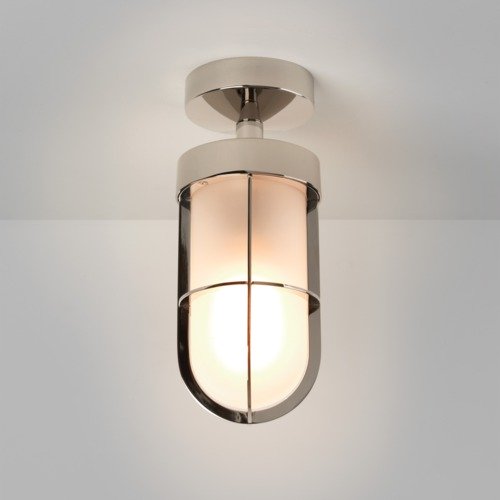 ASTRO LIGHTING CABIN SEMI FLUSH FROSTED FINISH: POLISHED NICKEL - 1368010