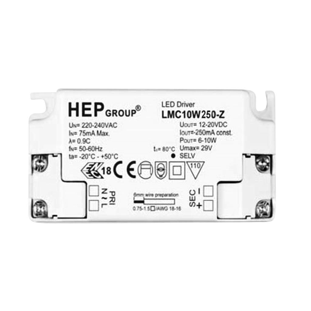 ASTRO LIGHTING LED DRIVER CC 250MA 6.5-10W FINISH: MW - 6008021