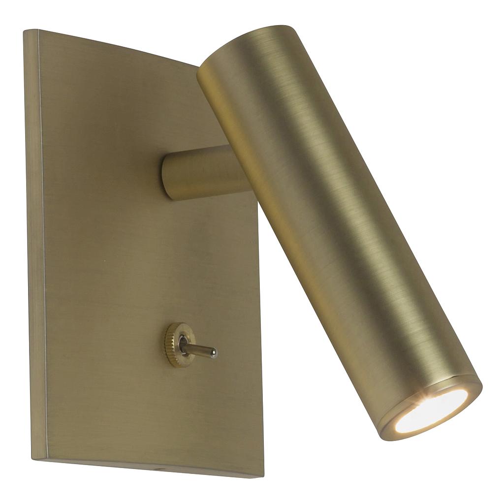 ASTRO LIGHTING ENNA SQUARE SWITCHED LED FINISH: MATT GOLD - 1058030