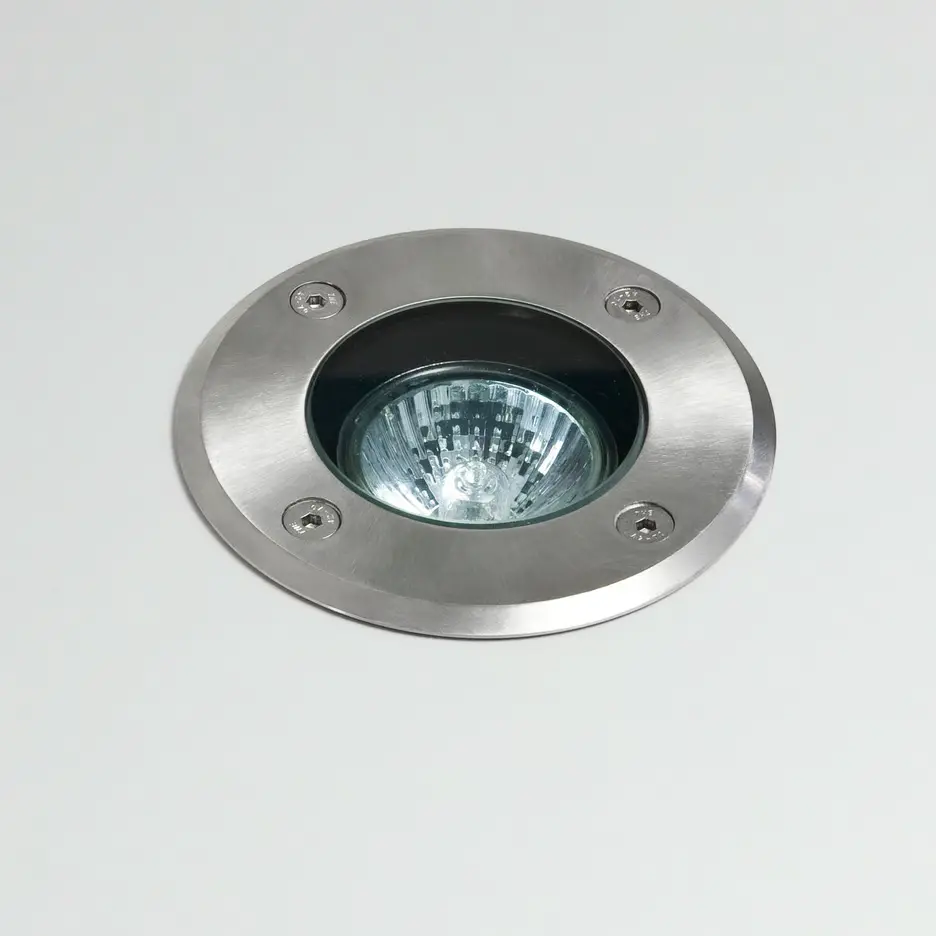ASTRO LIGHTING 1312001 | GRAMOS ROUND - BRUSHED STAINLESS STEEL