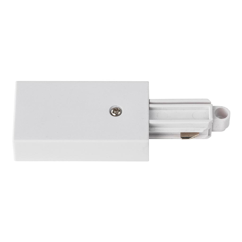 ASTRO LIGHTING TRACK LIVE END FINISH: MATT WHITE - 6020005