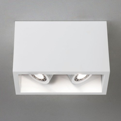 ASTRO LIGHTING OSCA TWIN 140 ADJUSTABLE FINISH: PLASTER - 1252005