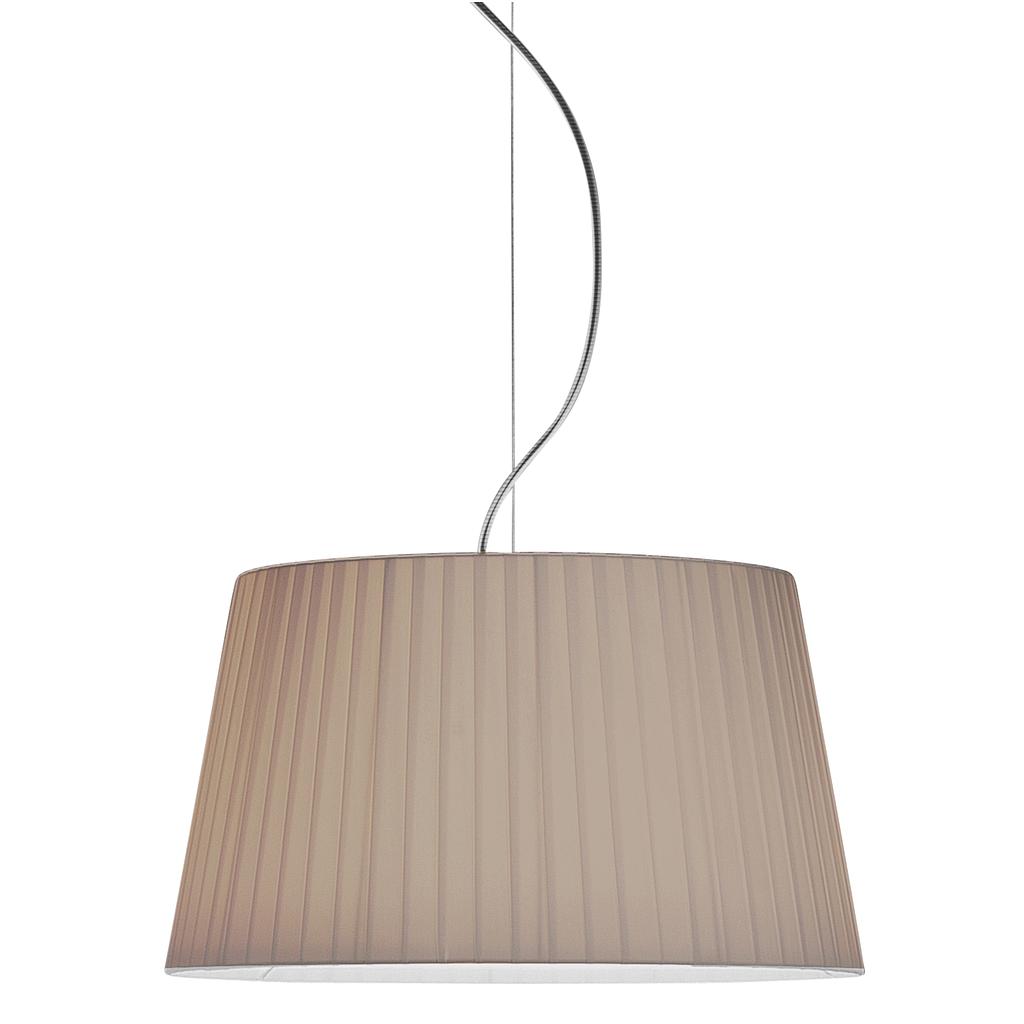 ASTRO LIGHTING TAPERED ROUND 400 PLEATED FINISH: PUTTY FABRIC - 5002010