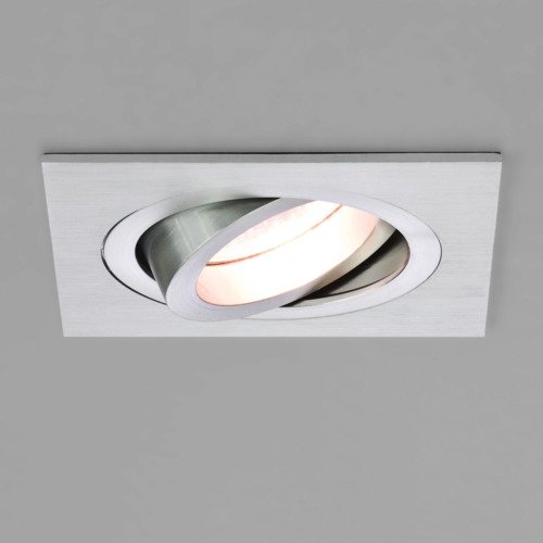 ASTRO LIGHTING TARO SQUARE ADJUSTABLE FINISH: BRUSHED ALUMINIUM - 1240012