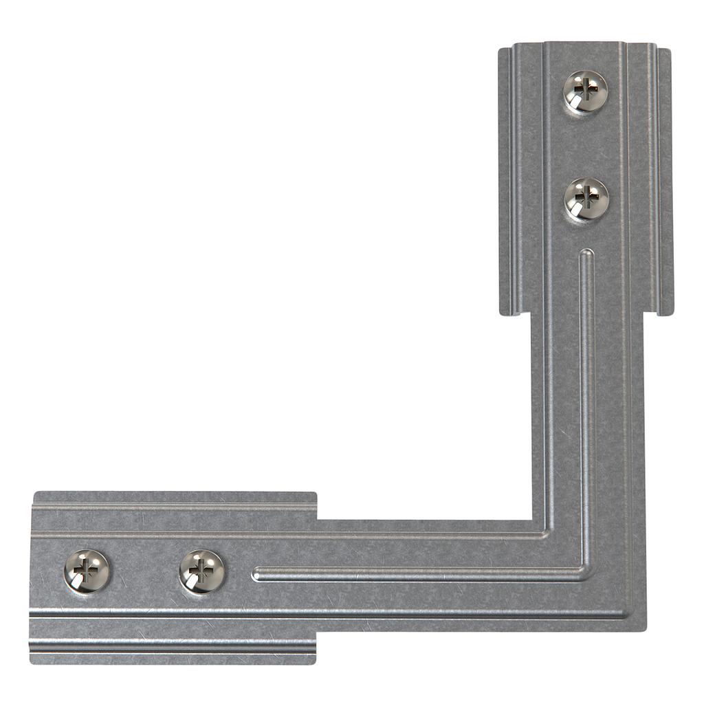 ASTRO LIGHTING TRACK CORNER SUPPORT BRIGHT ZINC PLATED - 6020036
