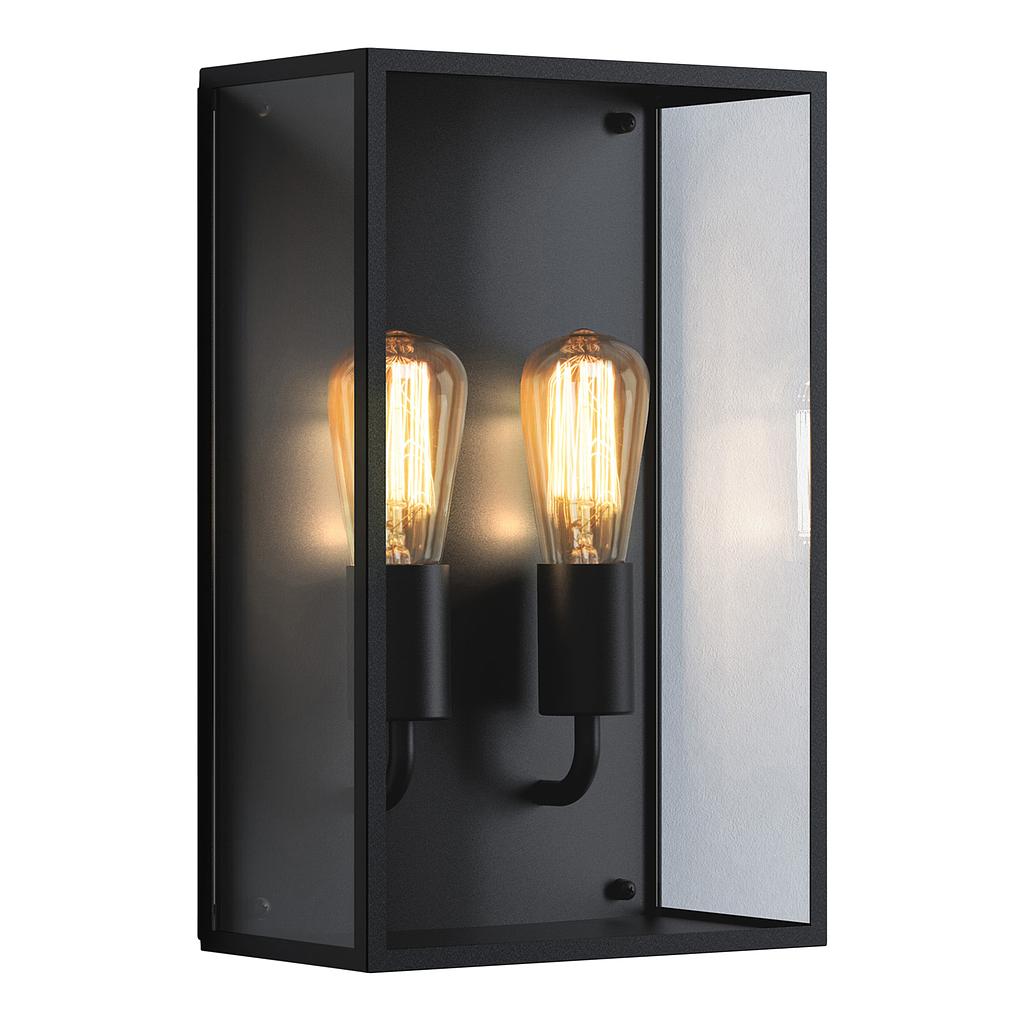 ASTRO LIGHTING 1183027 | MESSINA TWIN TEXTURED BLACK IP44