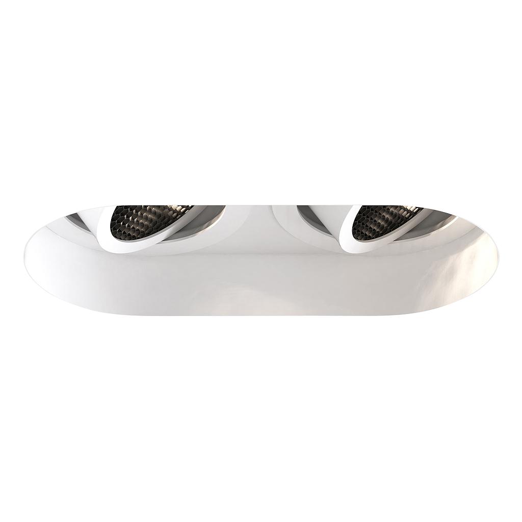 ASTRO LIGHTING 1248021 | TRIMLESS ROUND TWIN ADJUSTABLE - MATT WHITE